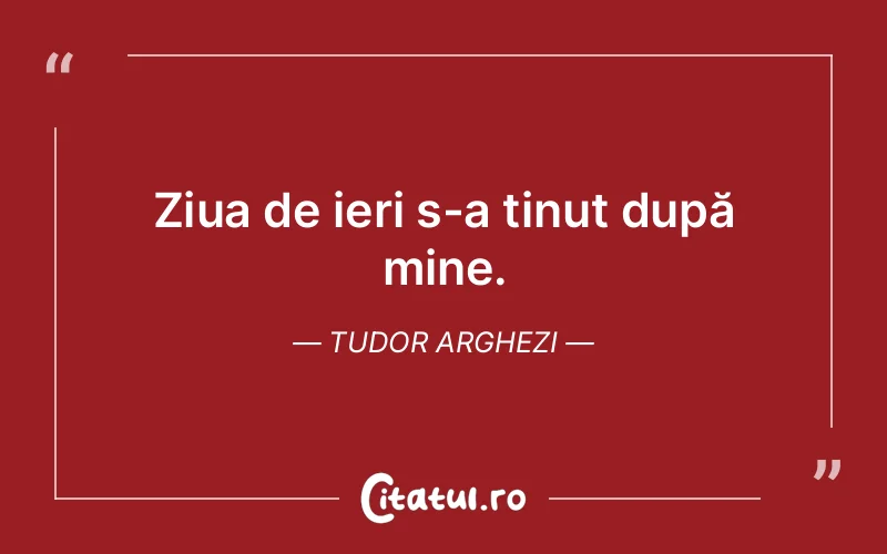 Citat Tudor Arghezi - citate viata
