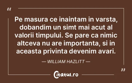 Este dificil sa traiesti in prezent, rid...