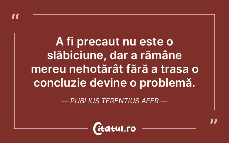 Citat Publius Terentius Afer - citate viata