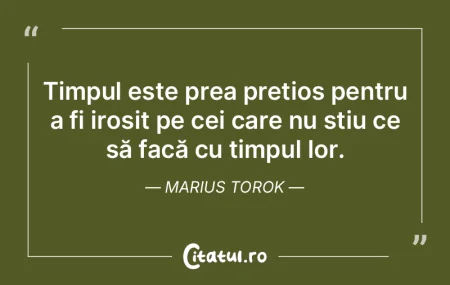 Sub soarele egofiliei globale nimeni nu-...