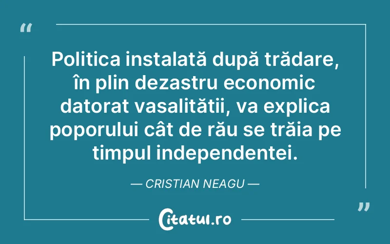 Citat Cristian Neagu - citate viata