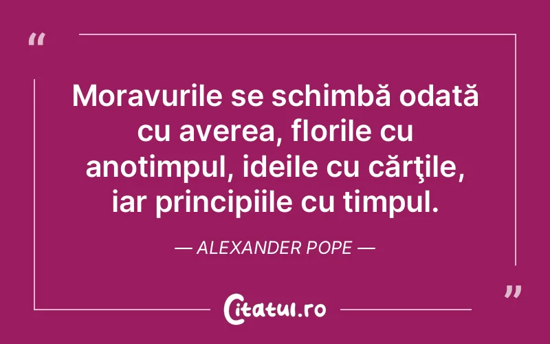 Citat Alexander Pope - citate viata