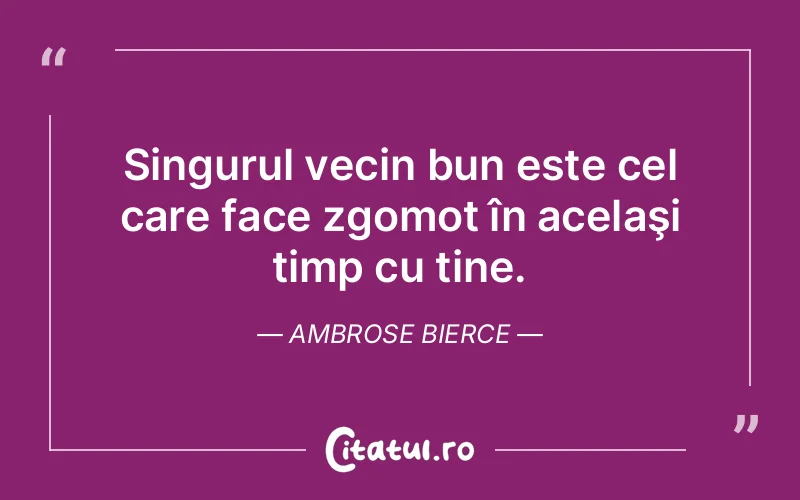 Citat Ambrose Bierce - citate viata