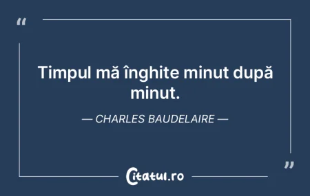 Timpul, leagănul speranţei... Înţele...