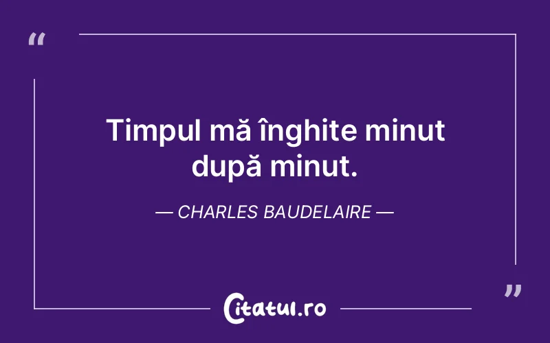 Citat Charles Baudelaire - citate viata