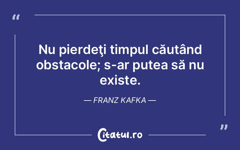 Citat Franz Kafka - citate viata