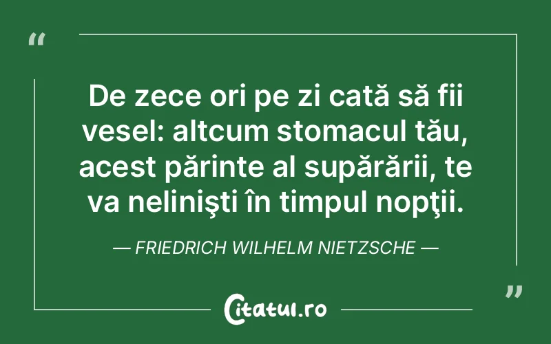 Citat Friedrich Wilhelm Nietzsche - citate viata