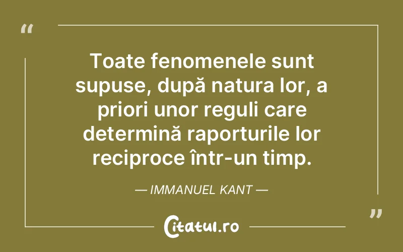 Citat Immanuel Kant - citate viata