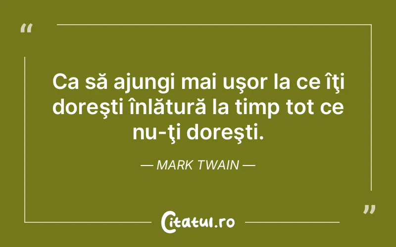 Citat Mark Twain - citate viata