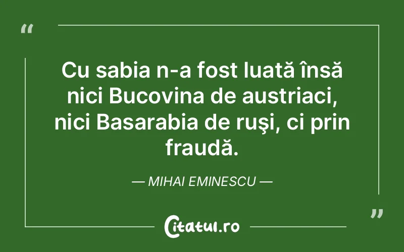 Citat Mihai Eminescu - citate viata