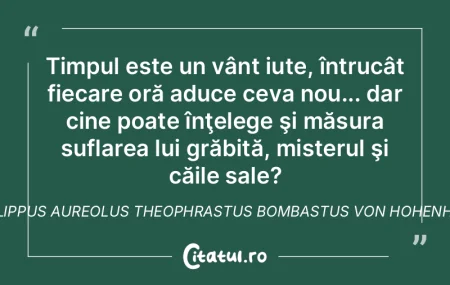 Cea mai bună operă este aceea care î�...