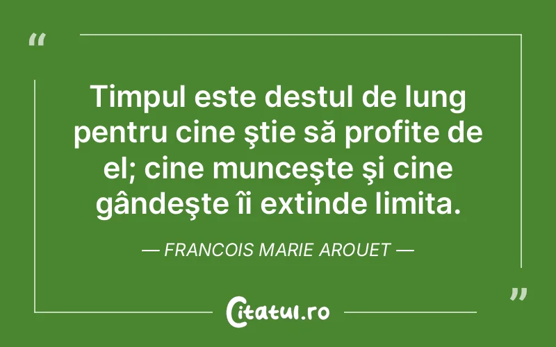 Citat Francois Marie Arouet - citate viata