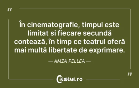 Viaţa este scurtă şi dacă-i pierdem ...