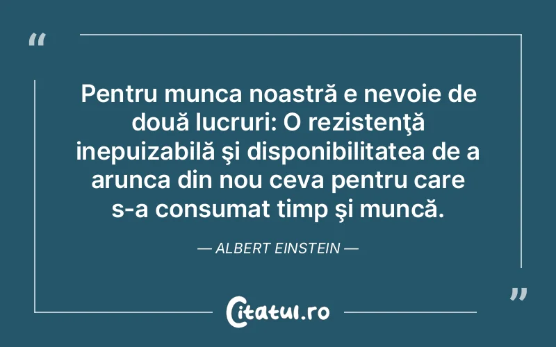 Citat Albert Einstein - citate viata
