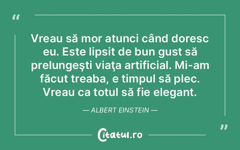 Citat Albert Einstein - citate viata