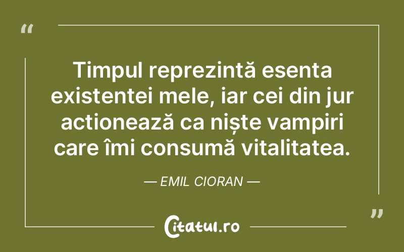 Citat Emil Cioran - citate viata