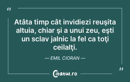 Zadarnic supunem universul şi ni-l îns...