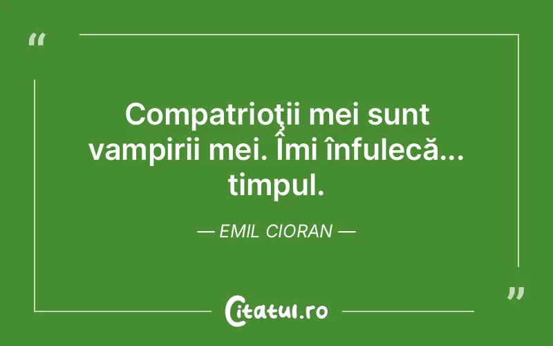 Citat Emil Cioran - citate viata