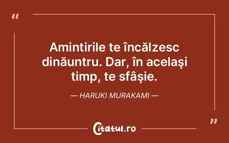 Citat Haruki Murakami - citate viata