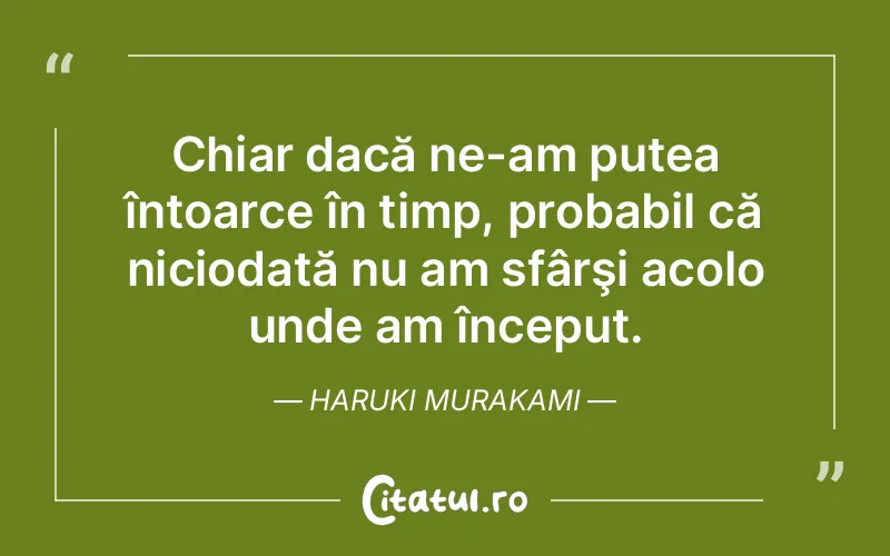 Citat Haruki Murakami - citate viata