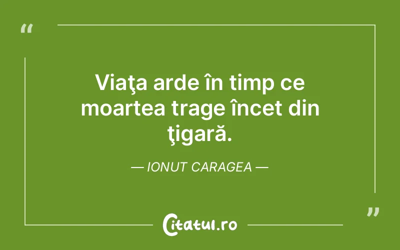 Citat Ionut Caragea - citate viata
