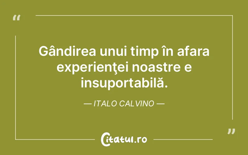 Citat Italo Calvino - citate viata