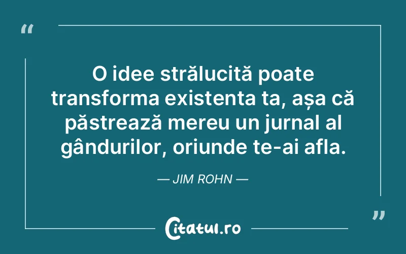 Citat Jim Rohn - citate viata