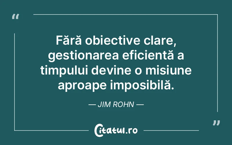 Citat Jim Rohn - citate viata