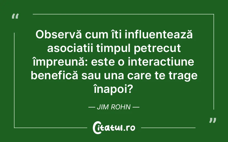 Citat Jim Rohn - citate viata
