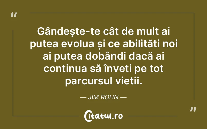 Citat Jim Rohn - citate viata