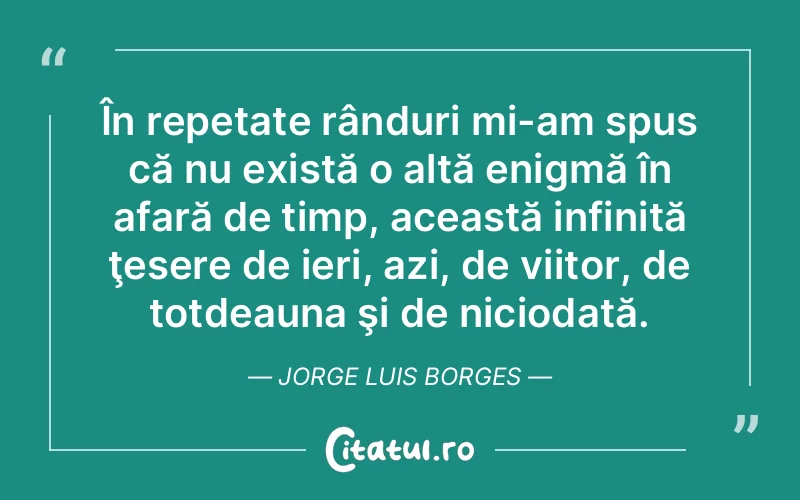 Citat Jorge Luis Borges - citate viata