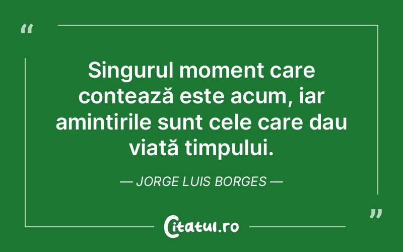 Citat Jorge Luis Borges - citate viata