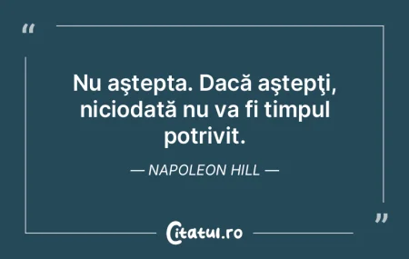 Timpul stă destul de mult pentru cei ca... Timpul stă destul de mult pentru cei ca...