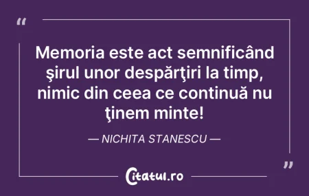 Timpul este un lup devorator. Nichita St... Timpul este un lup devorator. Nichita St...
