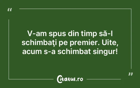 Atâta timp cât nu aveţi o situaţie c...