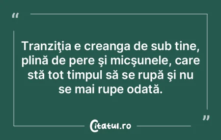 Să nu ne raportăm tot timpul la vecini...