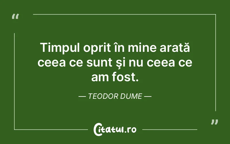 Citat Teodor Dume - citate viata