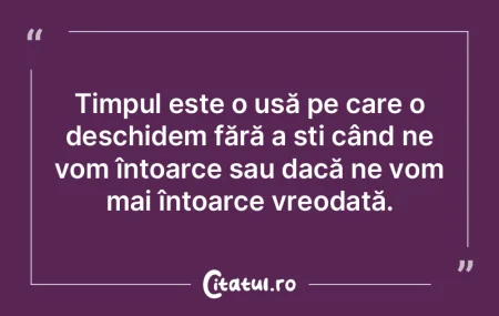 Viaţa-i unicitate! Ce-i în afară nu-i...