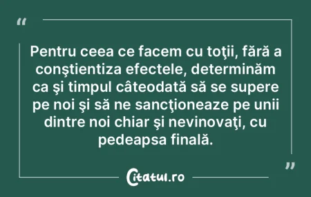 Oricând putem să ne schimbăm destinul...