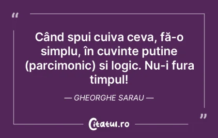 Cine crede că omoară timpul, se înșa... Cine crede că omoară timpul, se înșa...