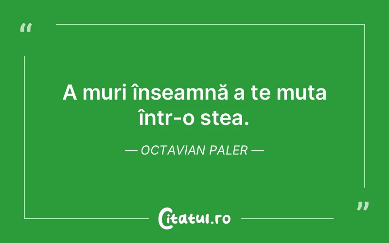 Citat Octavian Paler - citate viata