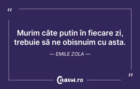 Jocul este o sinucidere fără moarte. A...