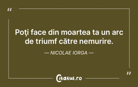A pleca înseamnă a muri puţin, dar a ...