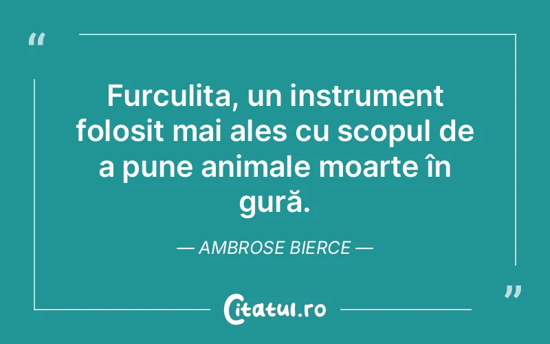 Citat Ambrose Bierce - citate viata