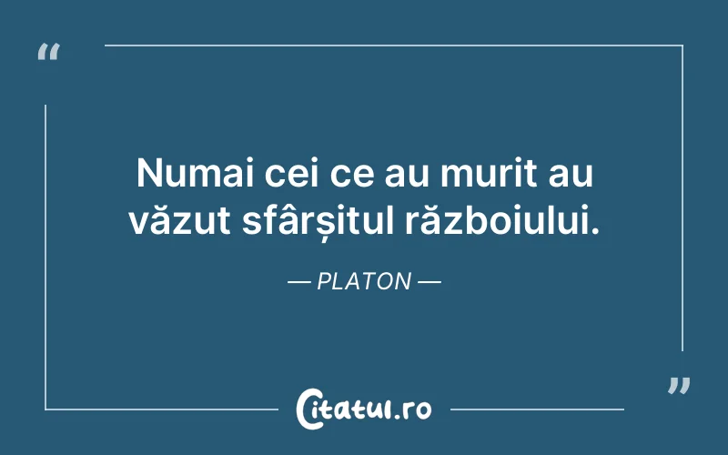 Citat Platon - citate viata