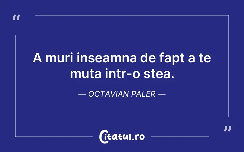 Citat Octavian Paler - citate viata