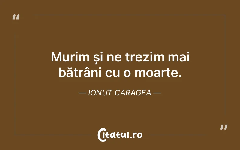 Citat Ionut Caragea - citate viata