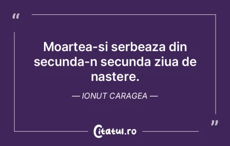 Tot ce-a trecut, preludiul unei morți s...