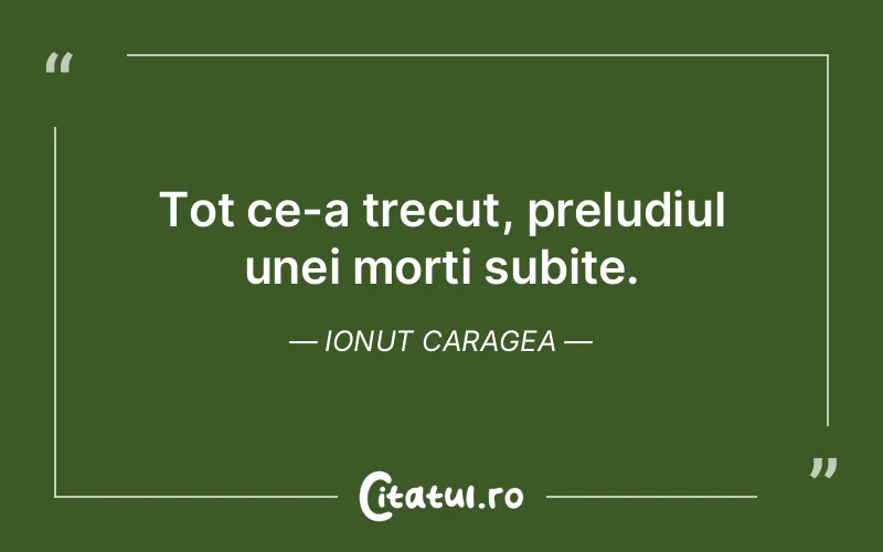 Citat Ionut Caragea - citate viata