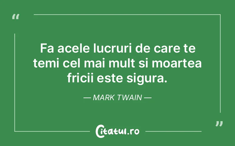 Citat Mark Twain - citate viata